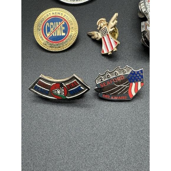 Lot Of 12 Vintage Harley Davidson & Biker Bike Week Pins Enamel See Photos - Picture 9 of 15